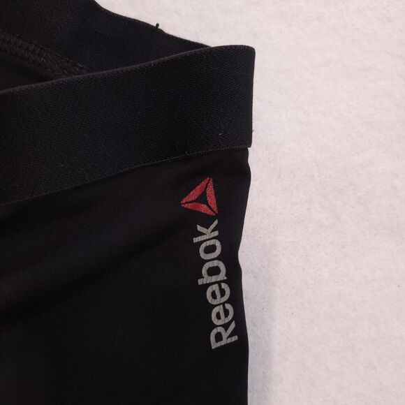 Reebok Athletic Pull On Workout Running Pants Mens Size Small S Black - Picture 5 of 8